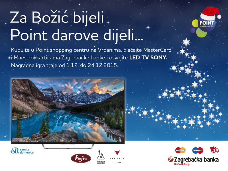 Nagradna igra: Za Božić bijeli Point nagrade dijeli!